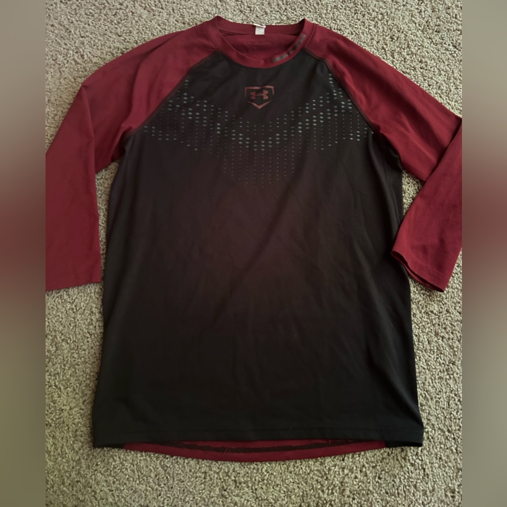 Under Armor 3/4 sleeve baseball shirt men’s S